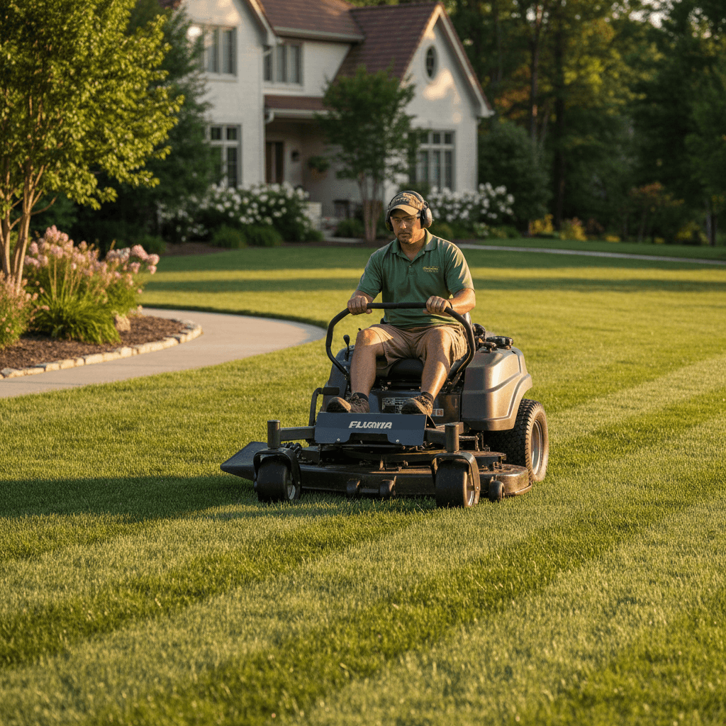 LawnPilot LLC mowing and lawn maintenance service