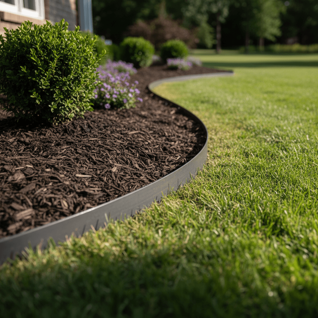 Mulch installation and bed preparation